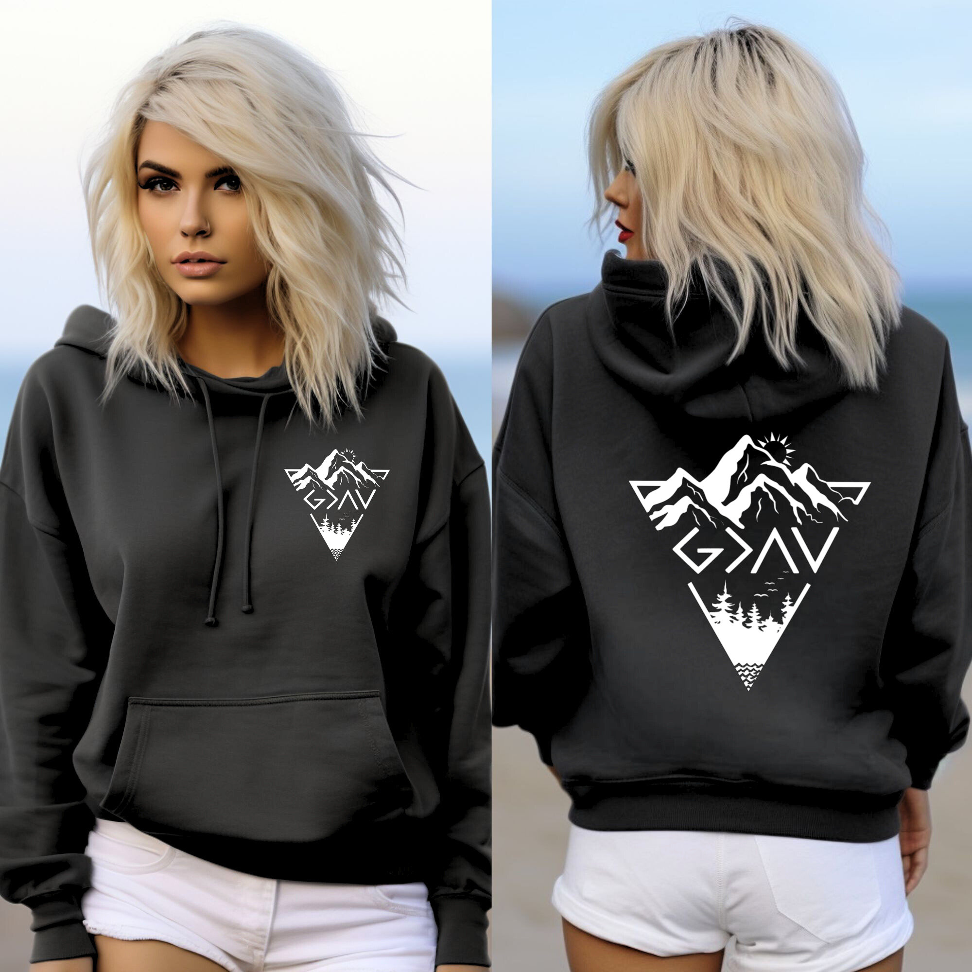 God is Greater Than the Highs and Lows Sweatshirt, Christian Hoodie ...