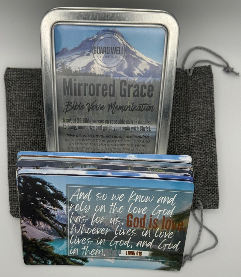 Bible Verse Mirror Decals Set 26 Scripture Static Clings Inspiration