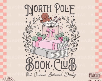 Noordpoolboekenclub png, kerstboeken png, boekenliefhebbers png, kerstleraar png, bibliothecaris cadeau png, noordpoollezers png, leesgrage