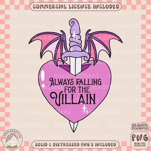 Always falling for the villain png, Bookish Girlie Villain Lover, Enemies to Lovers, Dark Romance Reader, Kindle Era, Spicy Book Tropes
