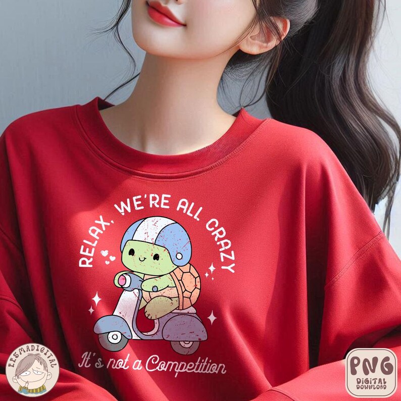 Maglietta Gildan Donna 'Eeyore Relax We're All Crazy' - Grigio Sportivo - Morbida In Cotone