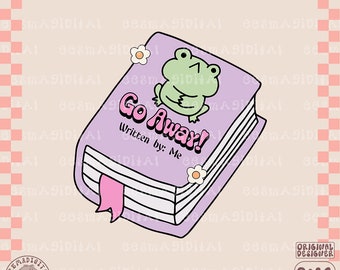 Grappig lezen PNG-bestand, schattig trendy leesgrage domme gans kunstzinnig ontwerp voor shirts, stickers, bladwijzers, motelsleutelhangers, draagtassen enz.
