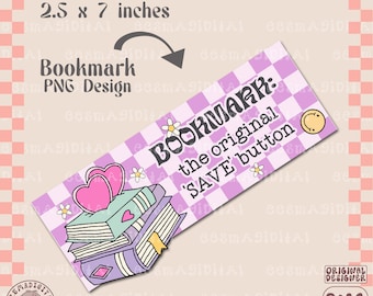 Bookmark funny quote bookmark PNG file, checkered Bookmark png, Cute Creative Bookish Printable Bookmark Design for Commercial Use