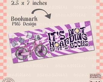 No es acaparamiento si se trata de diseño de marcador de libros, archivo PNG, diseño de marcador imprimible de abeja librera creativa y linda para uso comercial