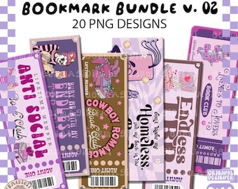 Bookmark png bundle vol 2, PNG Design Bundle for Readers