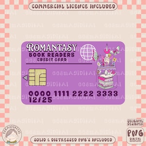 Romantasy book reader Png, bookish card png, Romantasy Book Club PNG, Cute Trendy Bookish Artsy Design for Shirts, Stickers, Tote bags,etc.