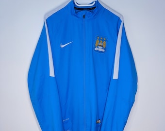 トップス 90S vintage ManchesterCITY trackjacket Vintage 90's Kappa Manchester City Football Jacket Soccer