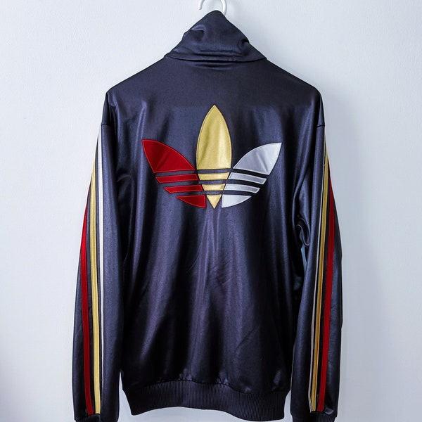 Vintage Adidas Chile 62 Chile62 Zip Up Sweatshirt Track Jacket Size M Retro Style 90s y2k