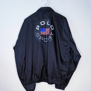 Vintage Polo Sport Ralph Lauren Very Light Windbreaker Jacket Zip