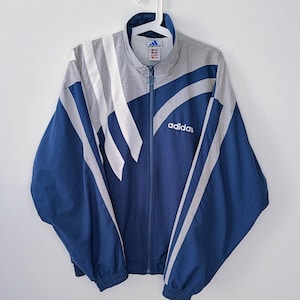 Vintage Adidas Light Windbreaker Jacket Zip up Sweatshirt