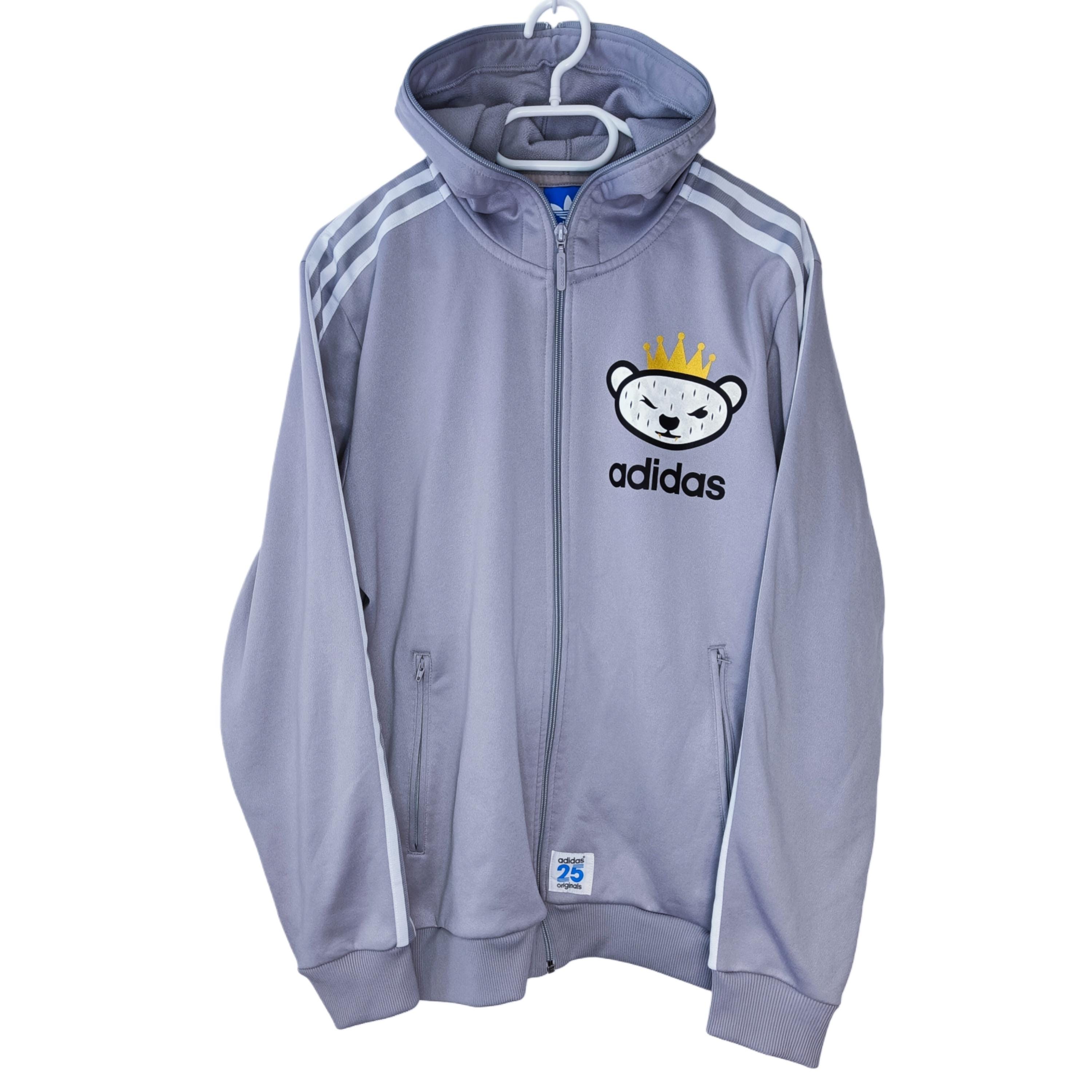 Vintage Adidas X Nigo Bear Zip up Sweatshirt Hoodie Track Jacket