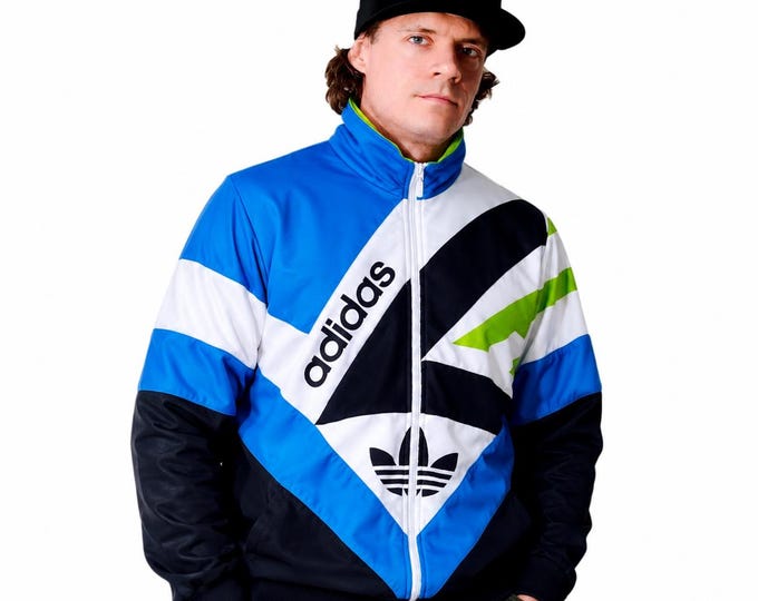 Vintage Adidas Zip Sweatshirt Track Jacket / Size XL