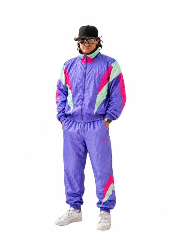 Vintage Adidas Tracksuit Set Windbreaker Track Jacket Pants