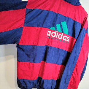 Vintage Adidas Equipment EQT Light Windbreaker Jacket Zip Up Sweatshirt Size XL Retro Style 90s y2k Oldschool Streetwear image 2