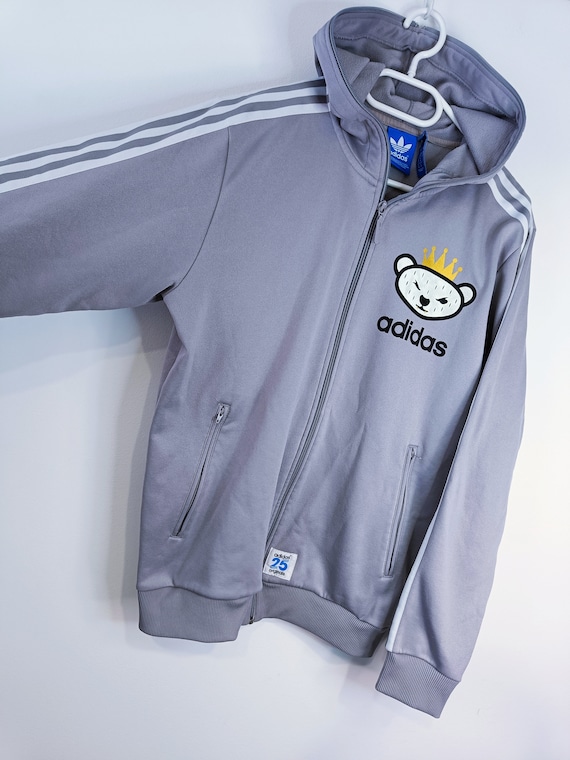Vintage Adidas X Nigo Bear Zip up Sweatshirt Hoodie Track