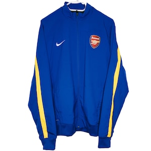 Vintage Nike Arsenal FC Football Windbreaker Jacket Zip up