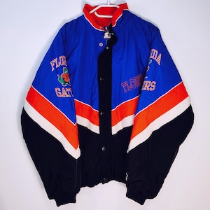 Vintage Starter Florida Gators NCAA Winter Puffer Jacket Size M Retro Style 90s y2k Oldschool Fashion Rare
