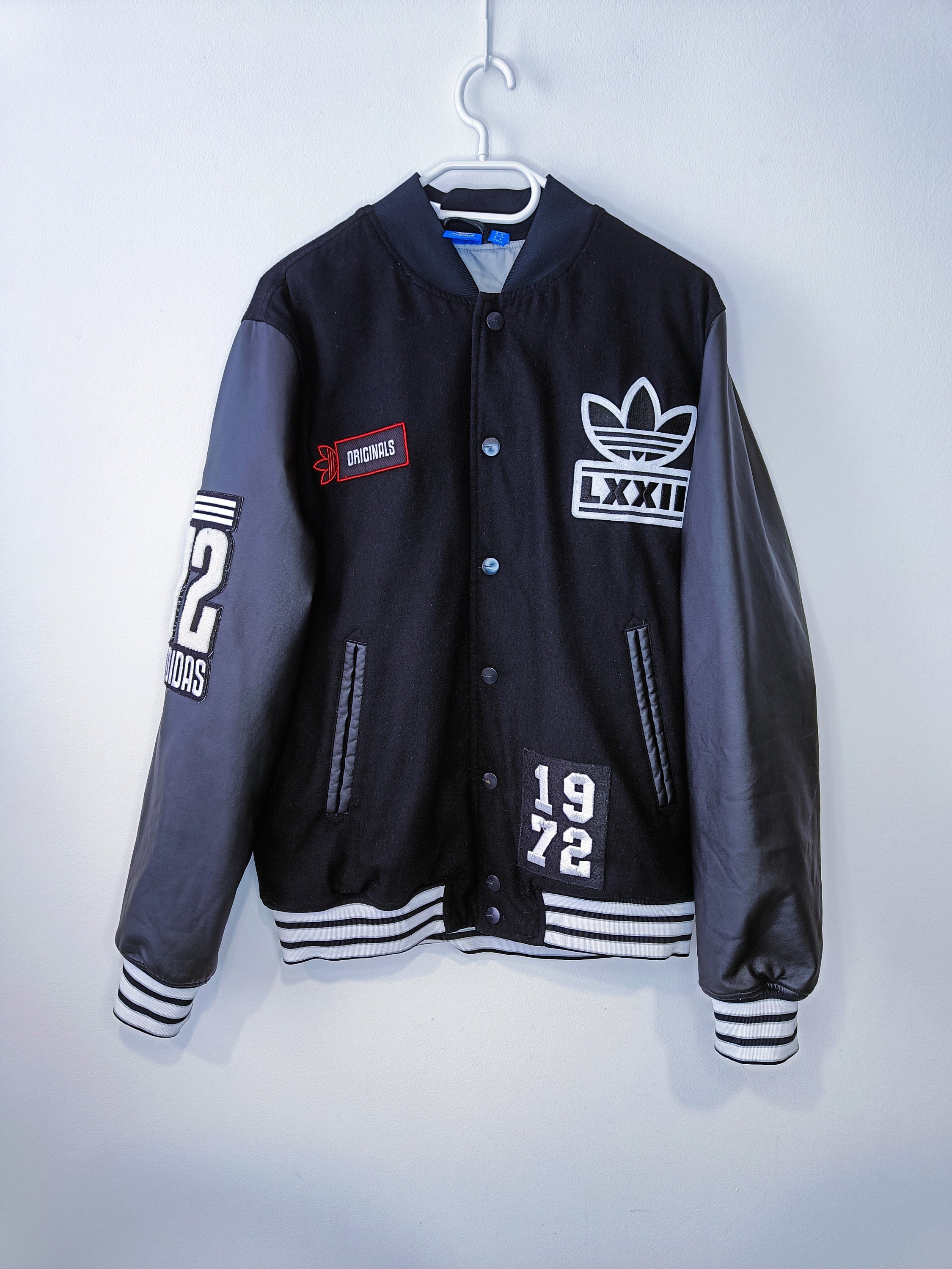 Vintage Adidas Originals Sample Varsity Bomber Jacket Size M Vintage Adidas Originals Sample Varsity Bomber Jacket Size M