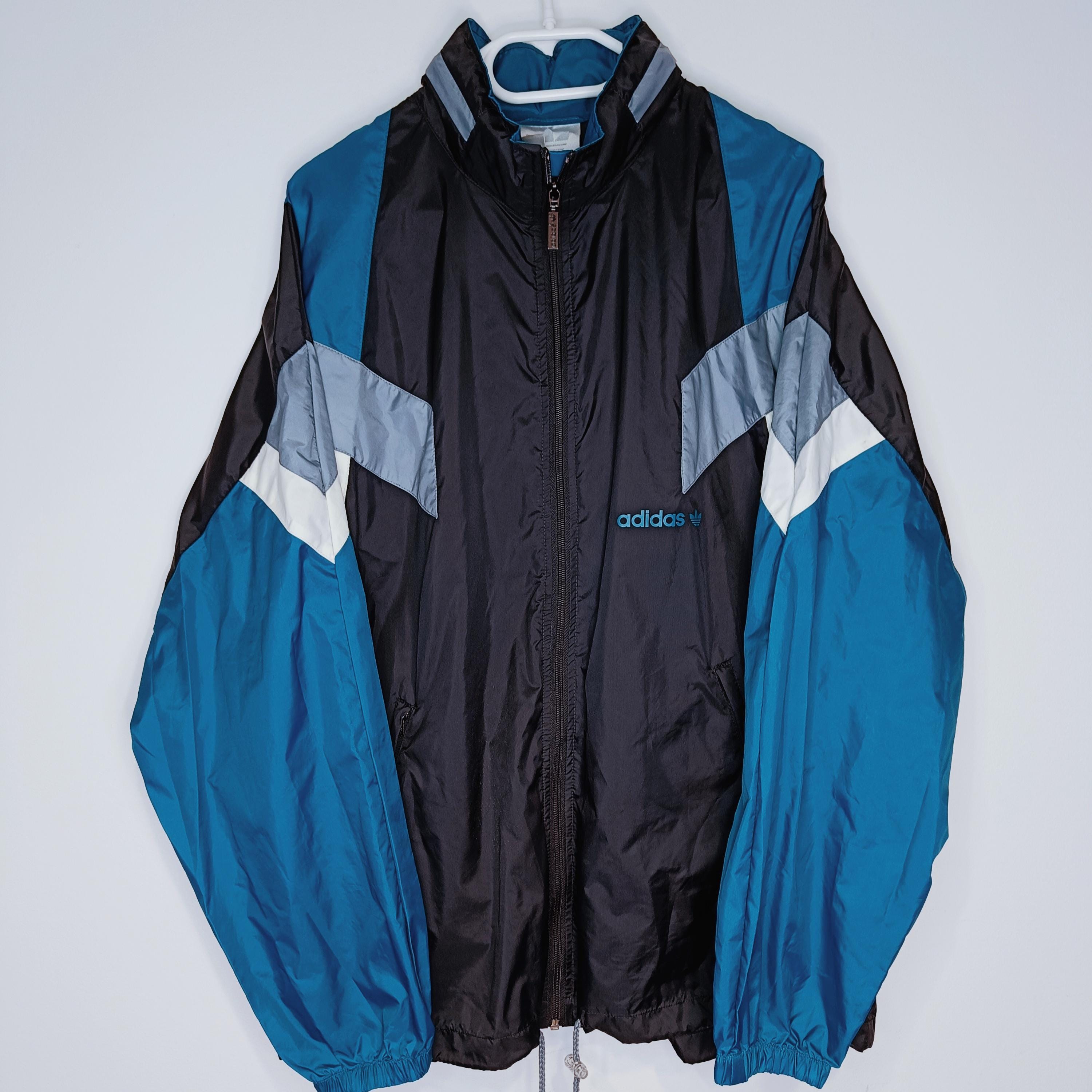 Adidas jacket アディダス　80s〜90s 水色 2025年最新】adidas トラックジャケット 80s 7号の人気アイテム