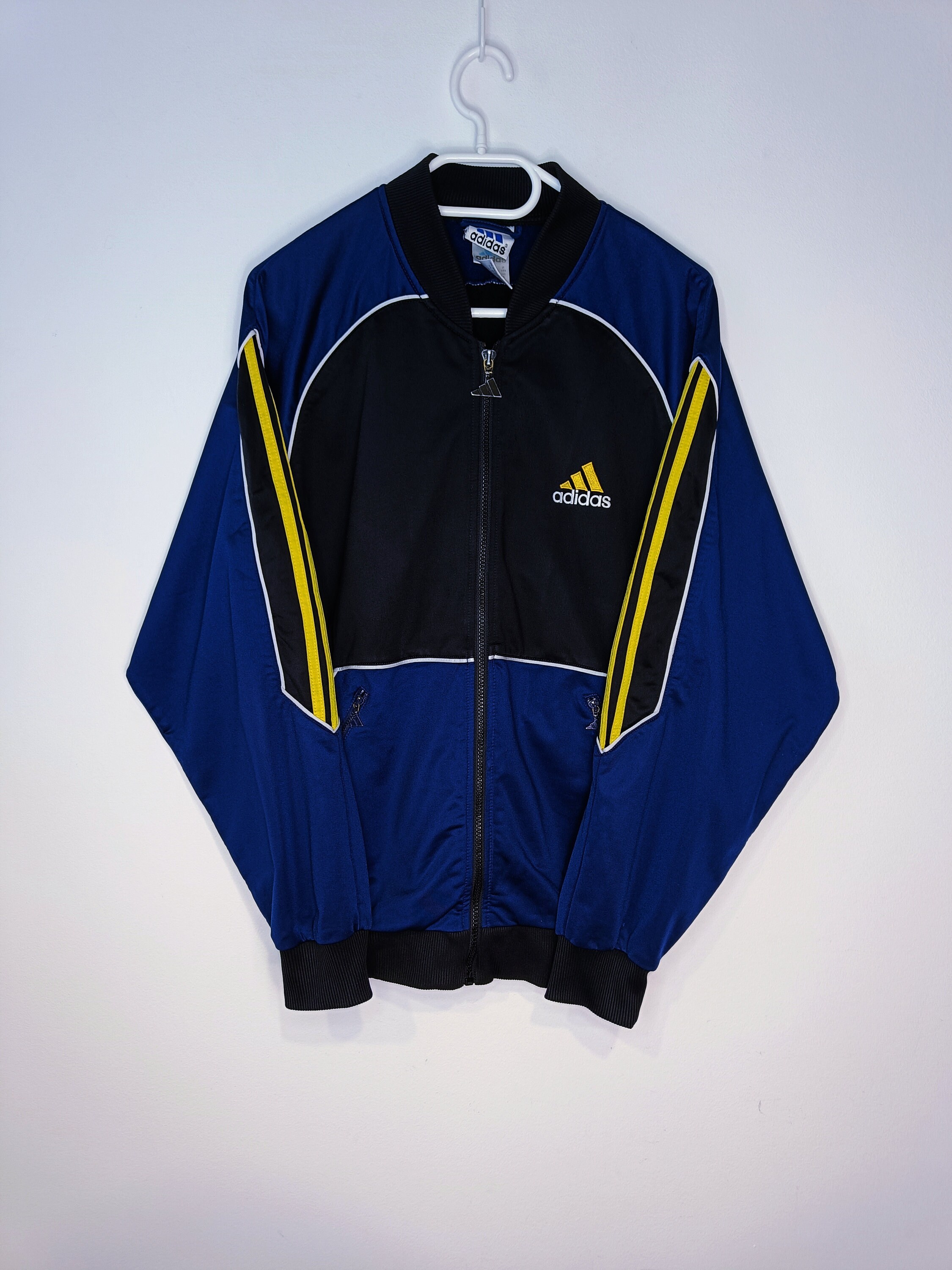 トップス adidas track jacket size M y2k adidas Originals Men's Graphics Y2K Track Top, Black/Orange