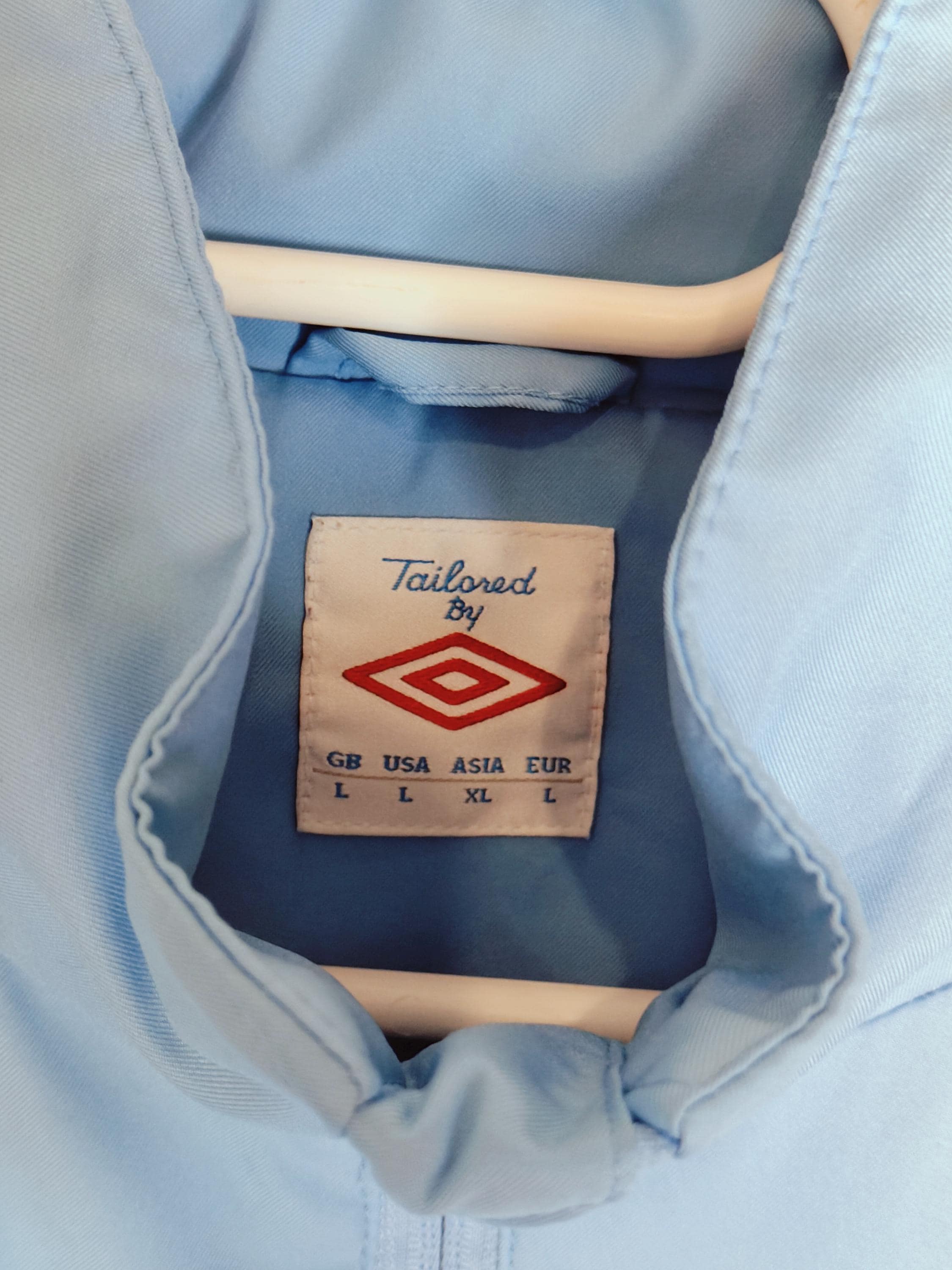 Vintage Umbro Manchester City Light Windbreaker Track Jacket Size