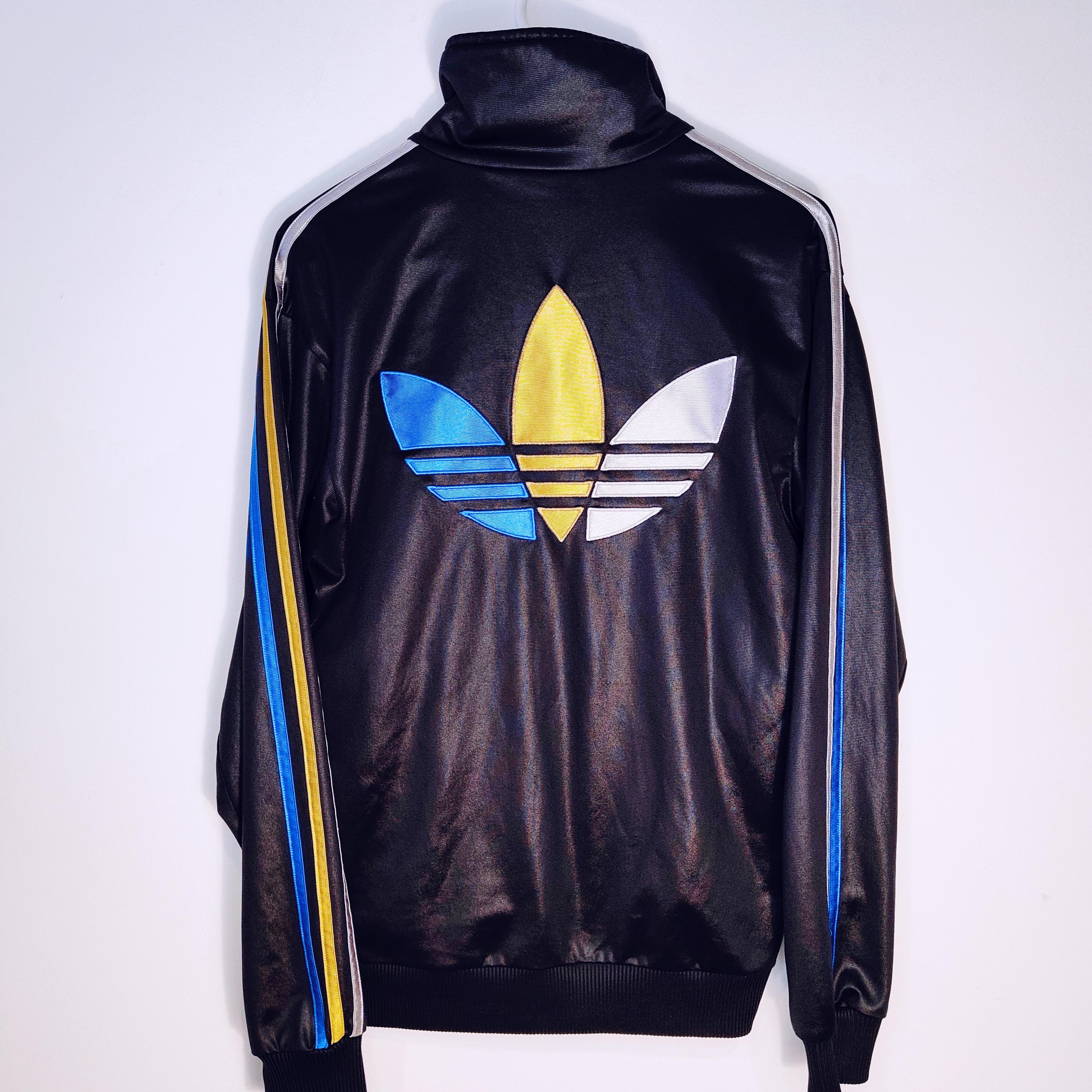 Firebird Adidas Chile 62 Jacke Schwarz Gold Adidas Firebird Anzug