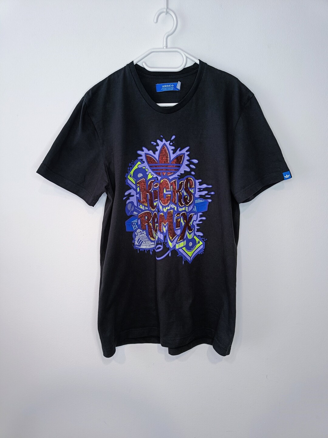 adidas シャツ ヴィンテージ 80s 90s y2k VINTAGE ADIDAS 1990s 90s Y2K SWEATSHIRT BIG LOGO SWEATER