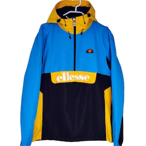 Vintage Ellesse Light Windbreaker Track Jacket Size M Retro Style 90s y2k Oldschool Streetwear