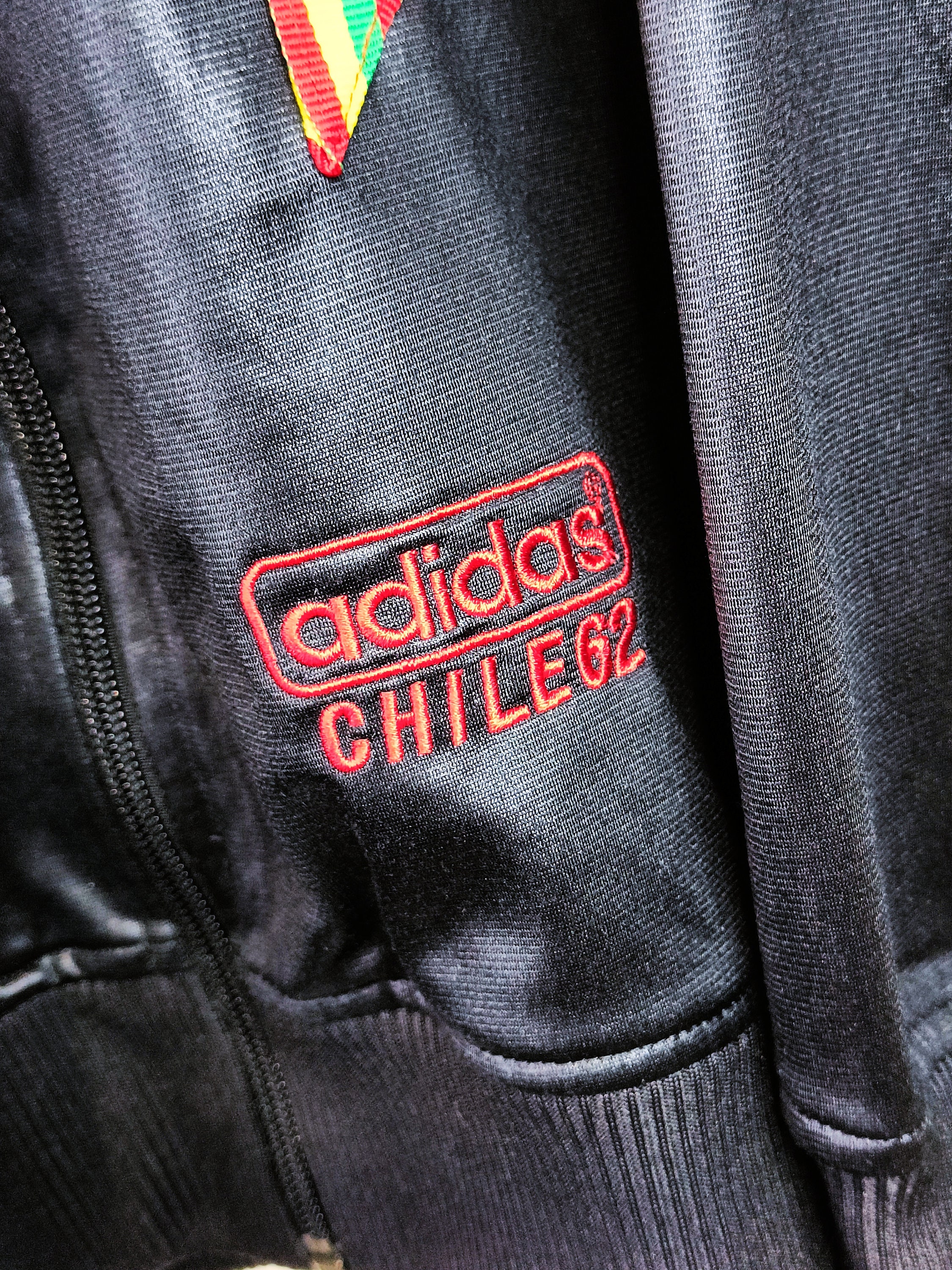 Vintage Adidas Chile 62 Chile62 Rasta Reggae Zip up Vintage Adidas Chile 62 Chile62 Rasta Reggae Zip up