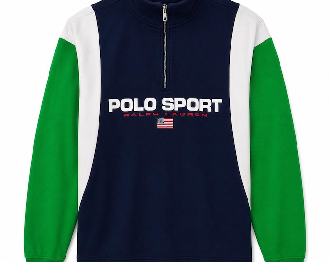 Vintage Polo Ralph Lauren Sweatshirt Sweater Pullover Size M Retro Style 90s y2k Oldschool Streetwear