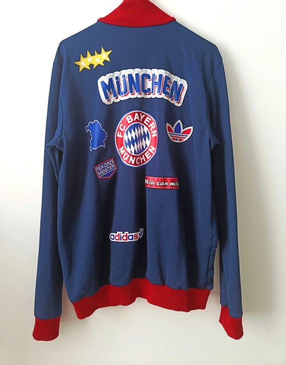 Vintage Adidas FC Bayern Munchen Zip Sweatshirt Track Jacket