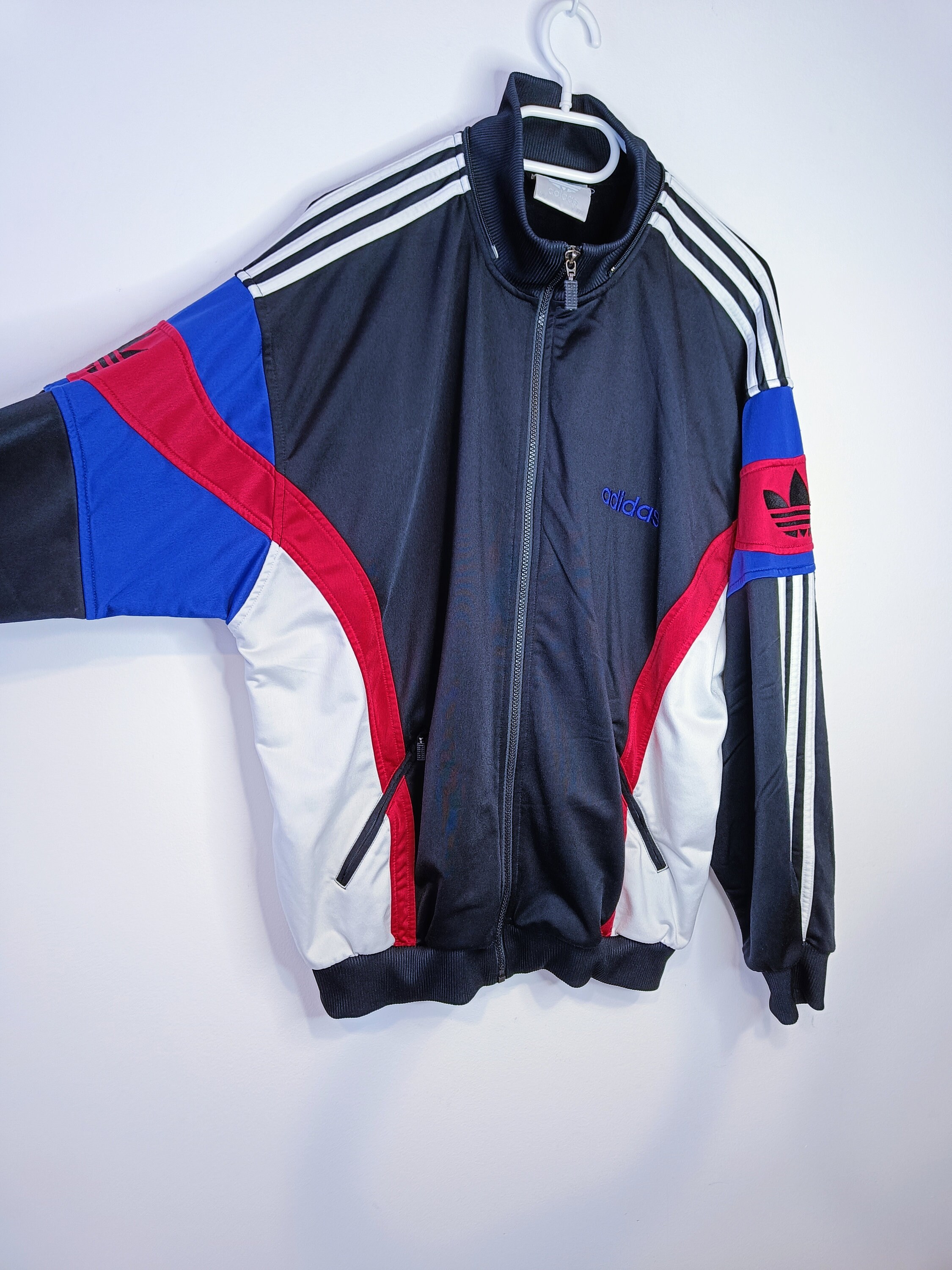 トップス 90s archive adidas zip up hoodie y2k tec adidas Originals 90s Dark Grey Hoodie | Zumiez