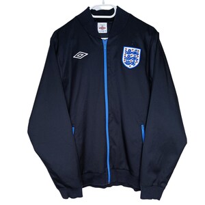 Vintage Umbro England Football Light Windbreaker Jacket Zip up