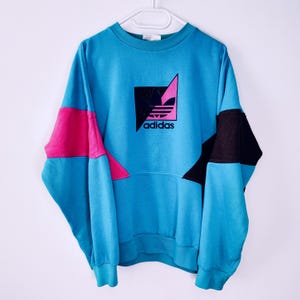 トップス Vintage Adidas Sweatshirt ADIDAS Jumper Vintage Retro Sweatshirt Oldschool Pullover