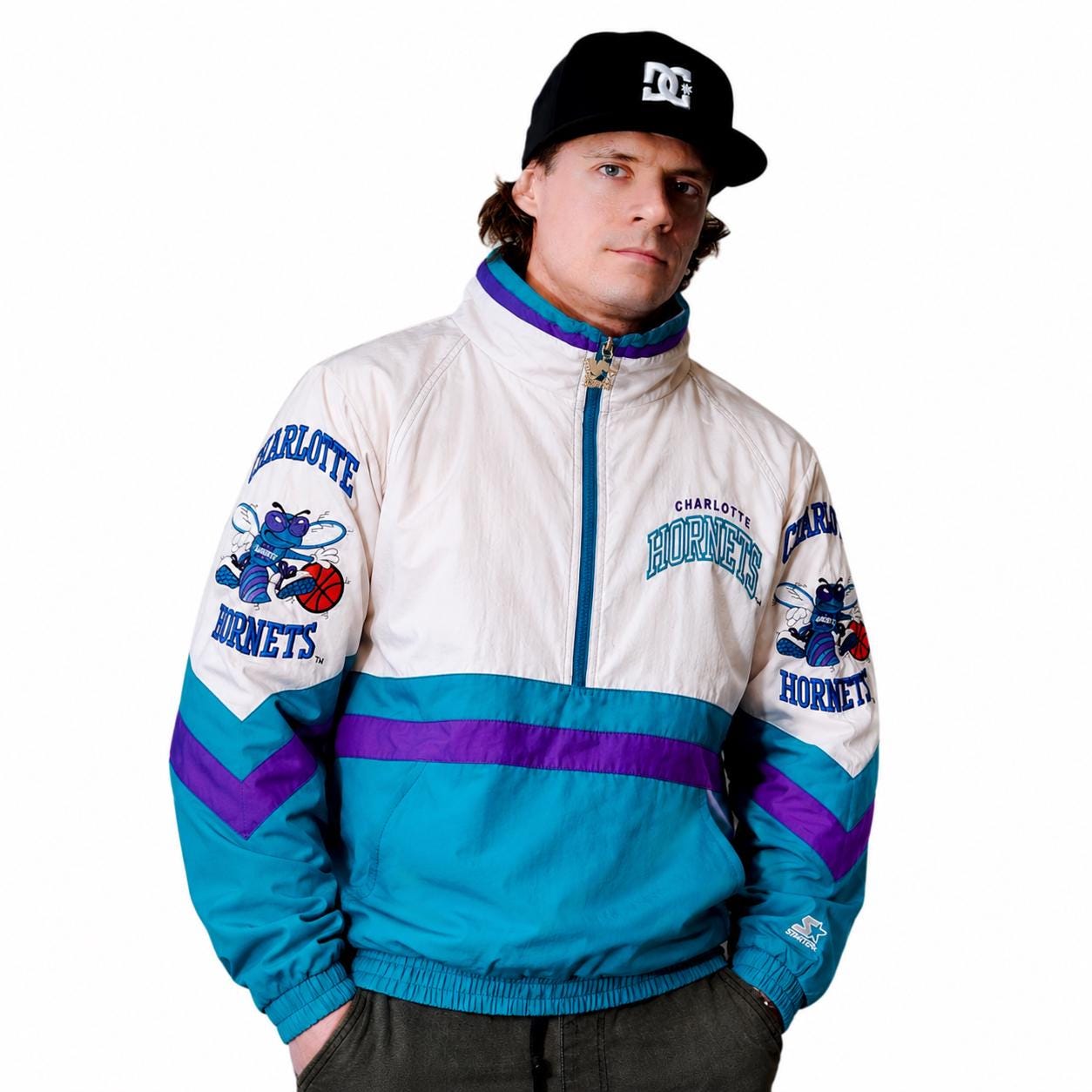 Vintage 90s Charlotte Hornets Starter Jacket – NBA Official