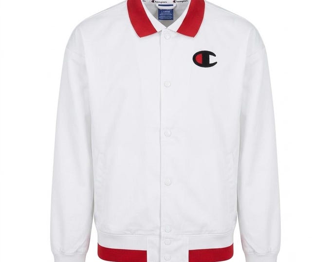 Vintage Champion Zip Sweatshirt Track Jacket / Size XL (Youth)