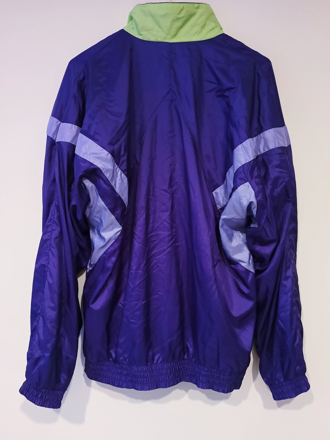 2000'S adidas CLIMALITE windbreaker, men's size L polyester green type Vintage Second Hand