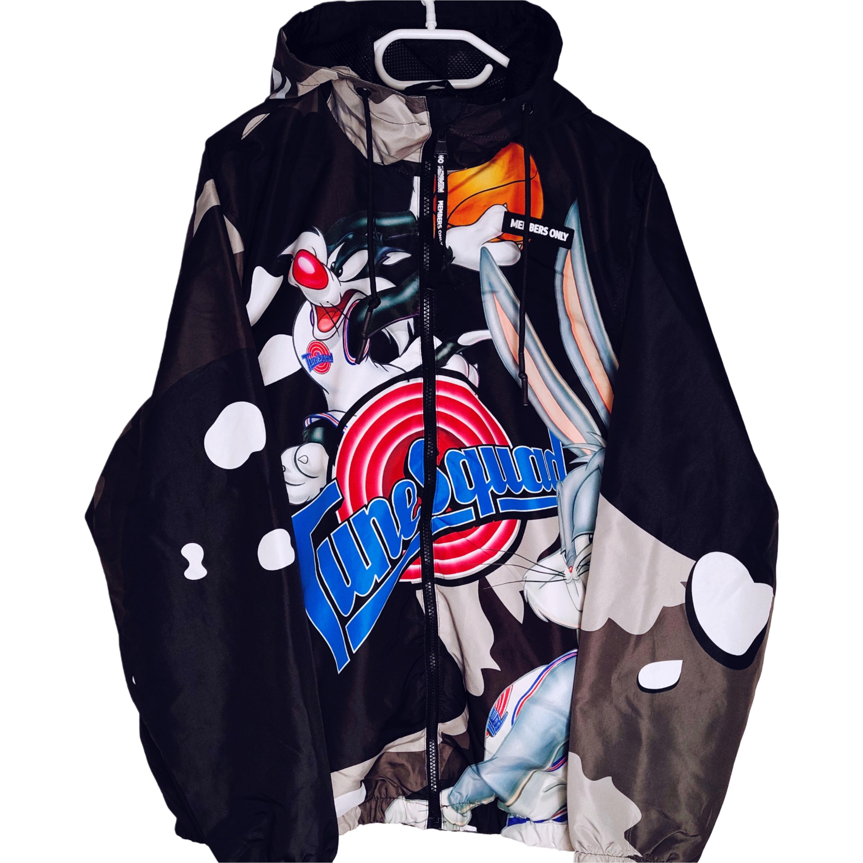 Members Only X Space Jam Tune Squad All Over Print Jacket Bugs
