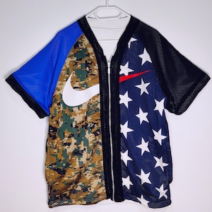 Nike NikeLab コレクション リバーシブル ジップ ジャージ スウェットシャツ トラックジャケット USAサイズ L/XL 両面