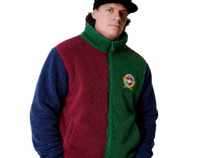 Vintage Adidas Zip Fleece Jacket / Size XL
