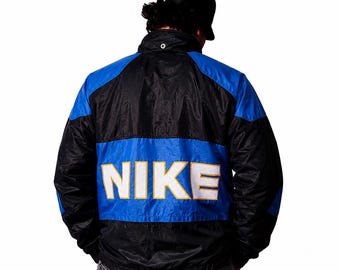 Vintage Nike Windbreaker Track Jacket Size XL Retro Style 90s y2k Oldschool Fashion