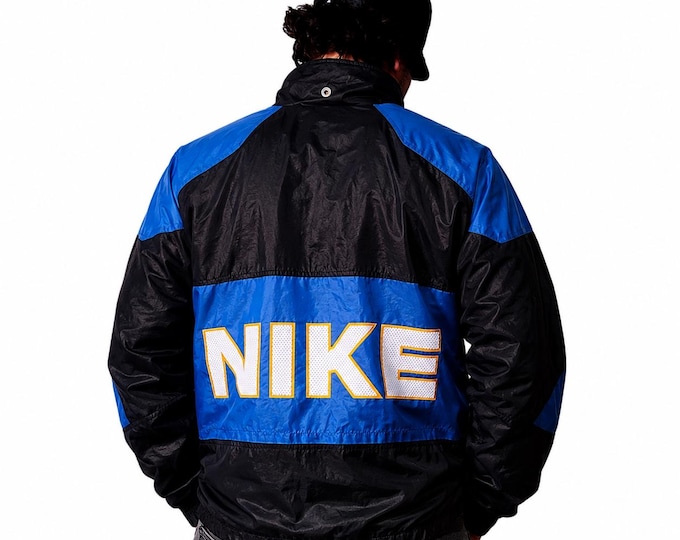 Vintage Nike Windbreaker Track Jacket Size XL Retro Style 90s y2k Oldschool Fashion