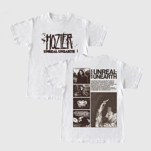 Hozier Unreal Unearth list Shirt, Hozier In A Week Shirt, Hozier Unisex Gift Hoodie