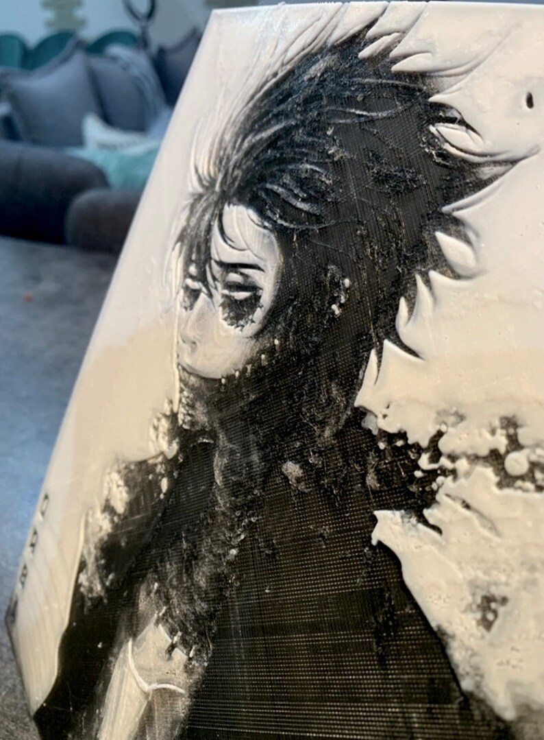 Personalized Manga Relief Painting Poster my Hero Academia shoto, Dabi ...