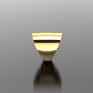 Cigar Band Gold Ring