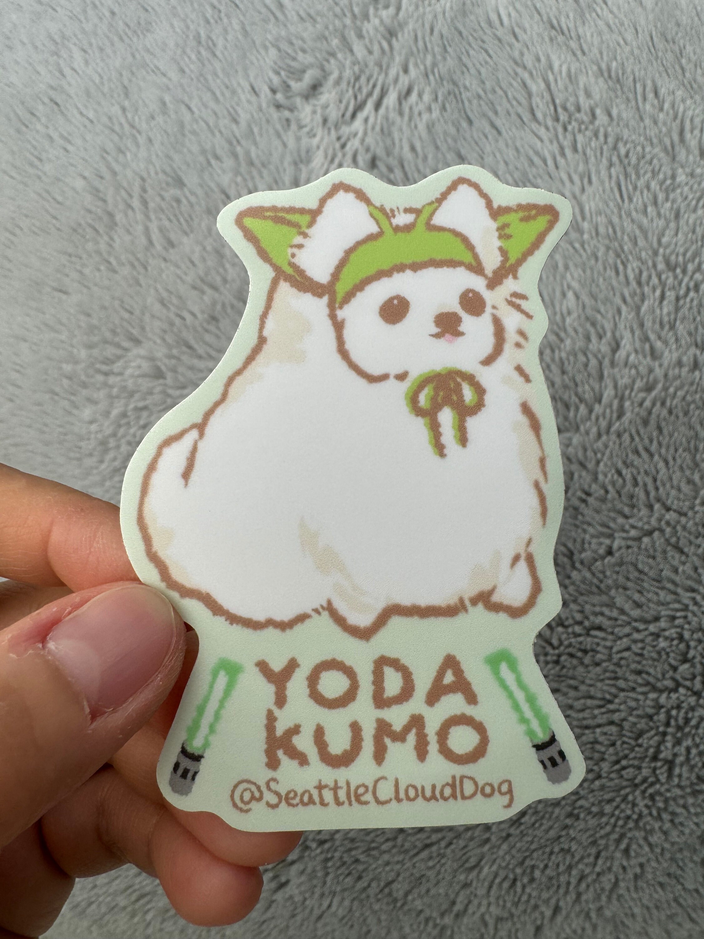 Kuimo Stickers 3pcs the Kumo Hat Sticker Series - Etsy
