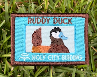 Ruddy Duck Bird Patch | Duck Patch | Waterfowl Patch | Bird Lover Gift | Wildlife Patch