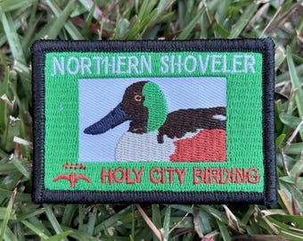 Northern Shoveler Bird Patch | Duck Patch | Waterfowl Patch | Bird Lover Gift | Wildlife Patch