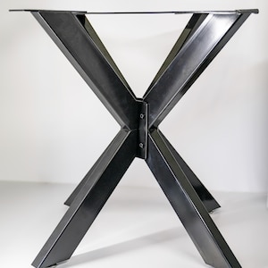 Podstawa stołu Spider, solidna metalowa podstawa stołu jadalnego, nowoczesne stalowe nogi stołu