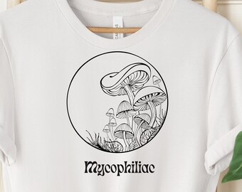 Shirt paddenstoelenliefhebber: T-shirt met schimmels, natuurcadeau